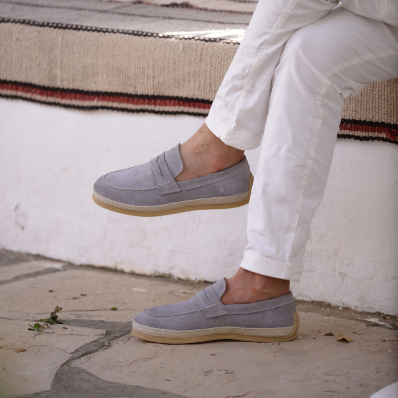 Elito Halfa Daim Bleu Gris
