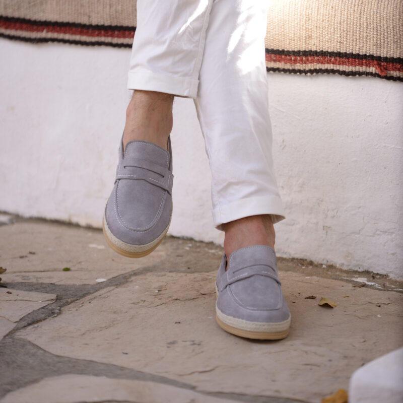 Elito Halfa Daim Bleu Gris – Image 2