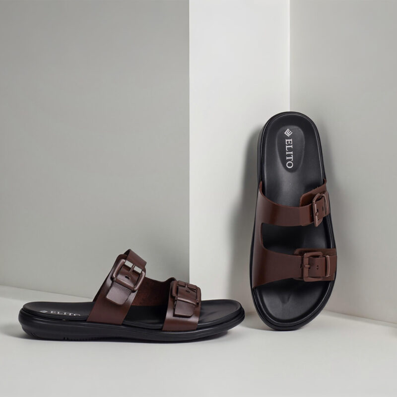 Elito Double Strap Marron – Image 2