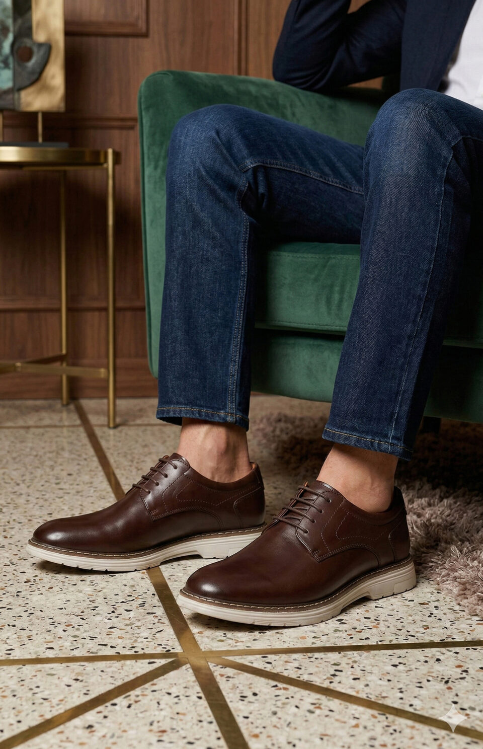 Derby Shoes Marron