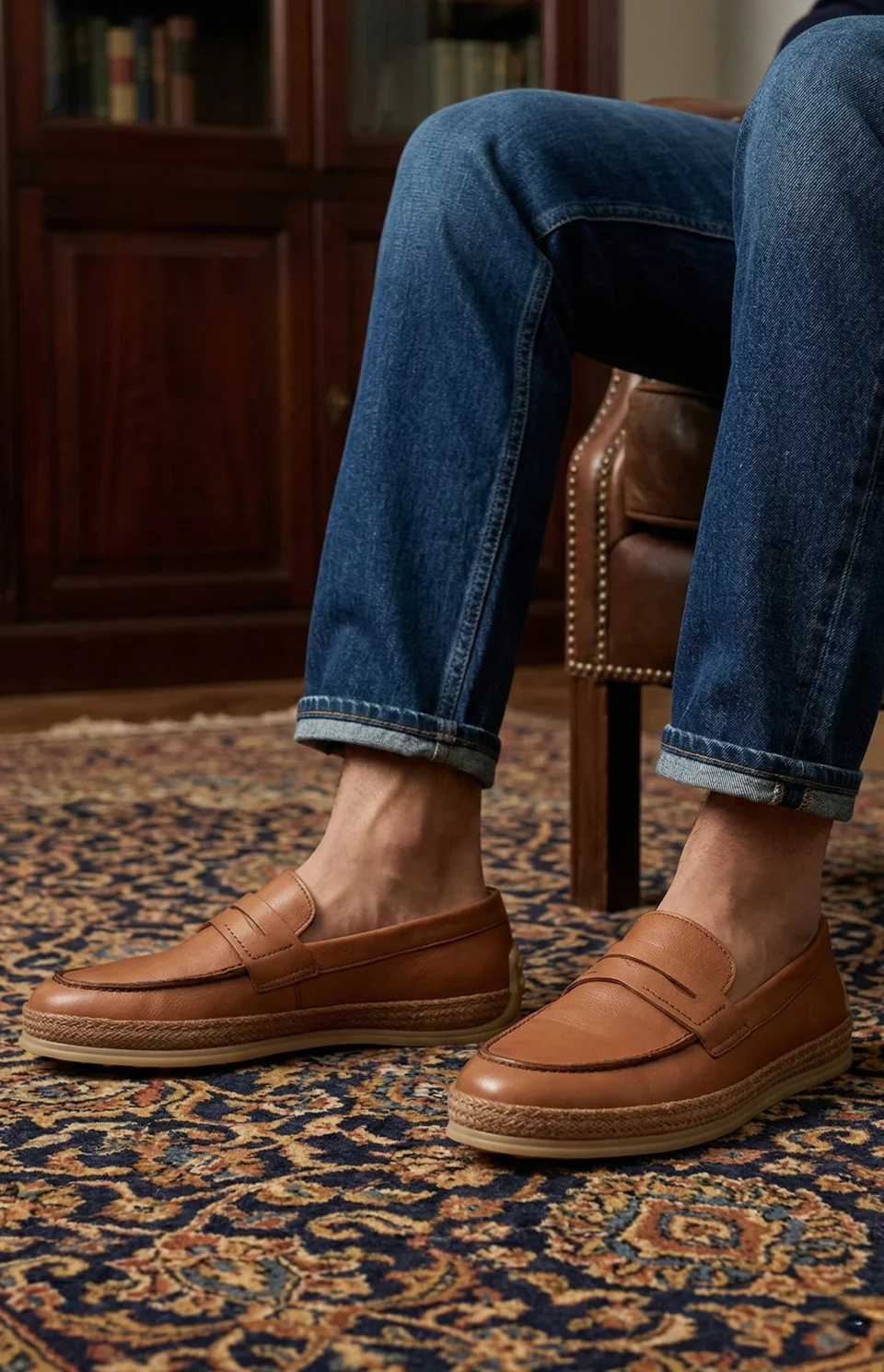 Halfa Cuir Camel
