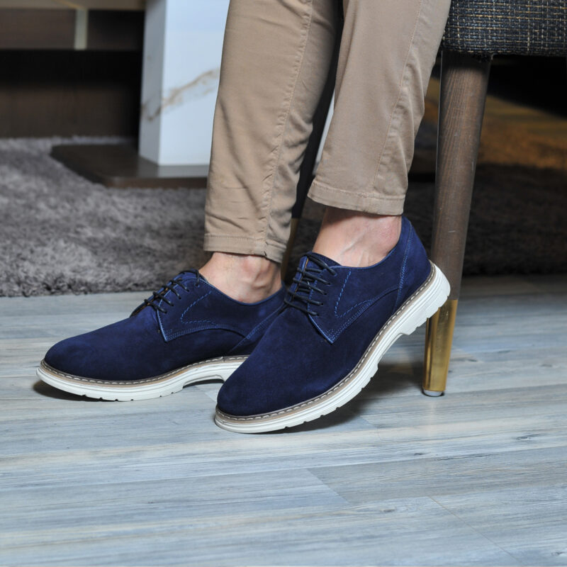Derby Shoes Bleu Marine – Image 5