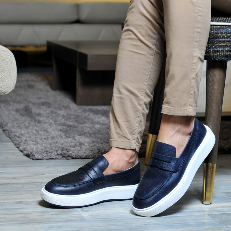 Velino Cuir Bleu Marine – Image 5