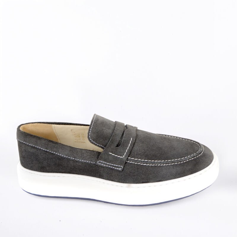 Elito Velino Daim Gris Foncé – Image 3