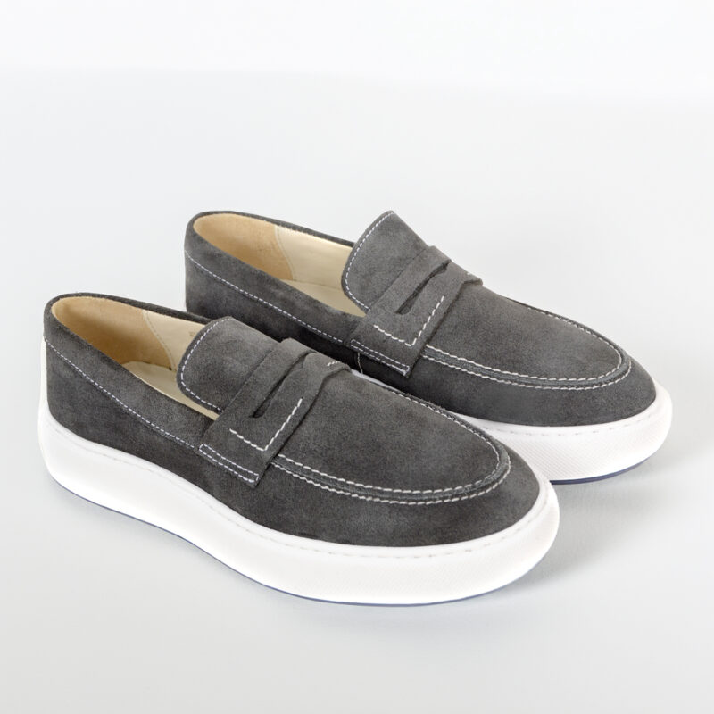 Elito Velino Daim Gris Foncé – Image 4