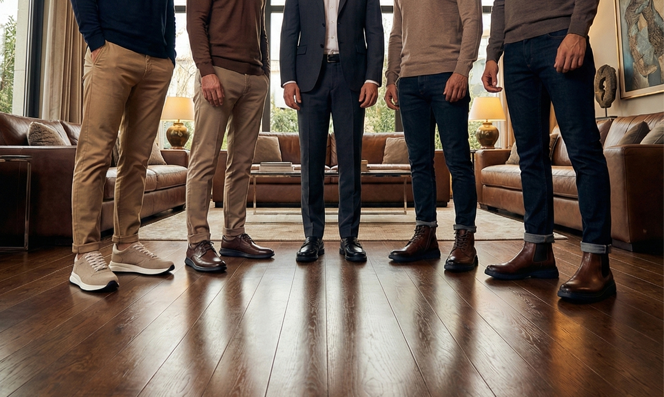 nouvelle collectionCollection complète Elito Shoes pour homme - Styles variés de chaussures élégantes et décontractées - Mocassins, derby, bottes et espadrilles