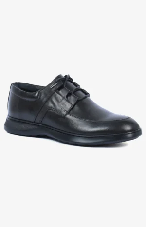 Chaussures homme en cuir véritable, confortables et légères. Design élégant, semelle flexible et disponible en marron ou noir. Parfaites pour le travail et le quotidien.
