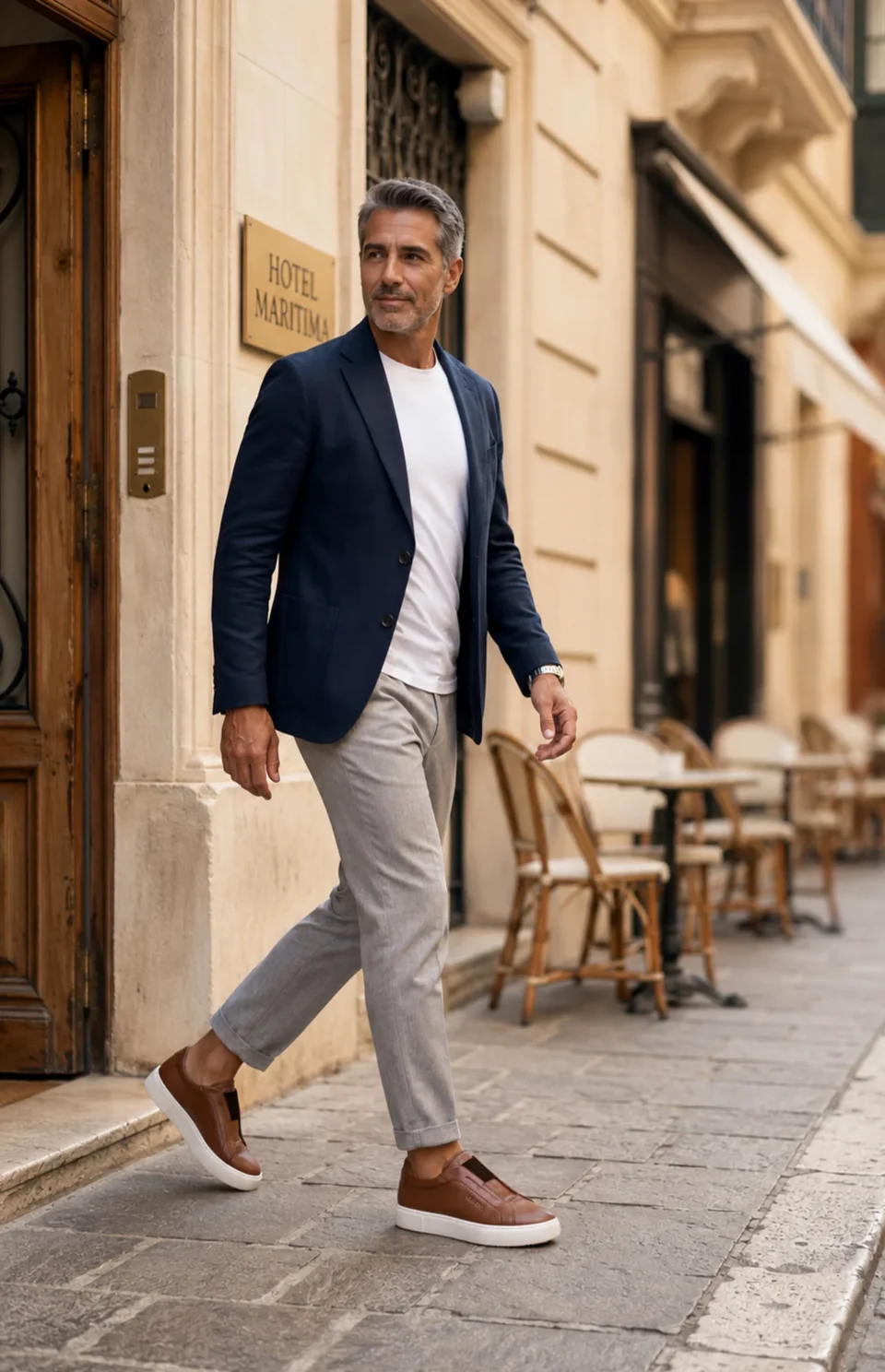 Sneakers Homme Monaco Marron