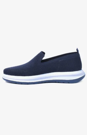 EasyFit - Chaussure slip-on homme bleu marine en maille respirante