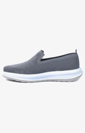EasyFit - Chaussure slip-on homme Grisen maille respirante