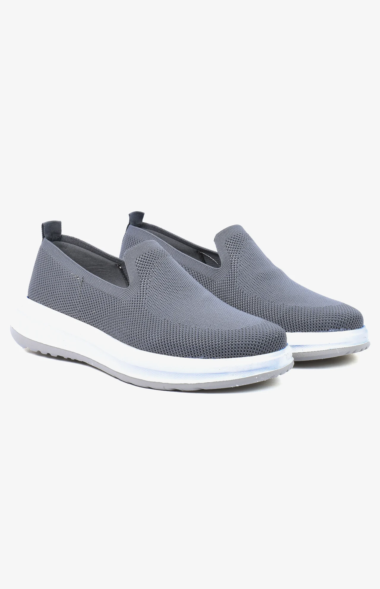 EasyFit - Chaussure slip-on homme Grisen maille respirante